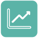 Increasing chart icon