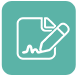 Signed document icon